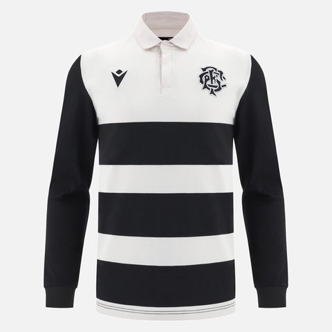 Macron Barbarians 2024/25 Katoenen Lange Mouwen Shirt Heren