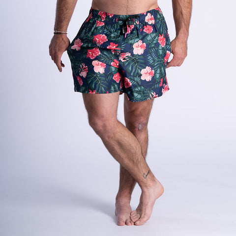 Ruckfield Tropical Rugby Navy Blue Boardshorts