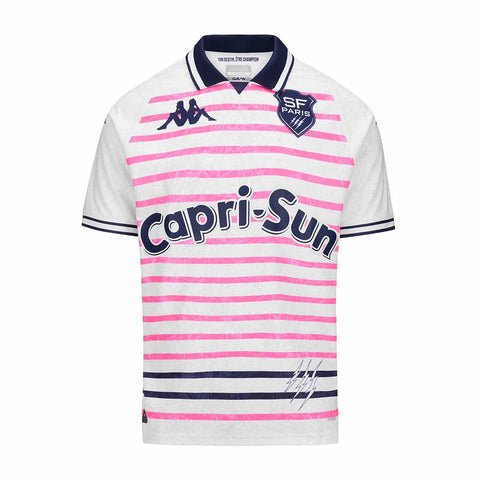 Kappa Stade Français Paris Kombat Third Shirt 24/25 Wit Heren