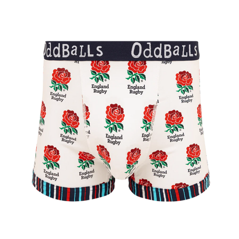 OddBalls England Rugby Union Home Heren Boxer Shorts Katoen