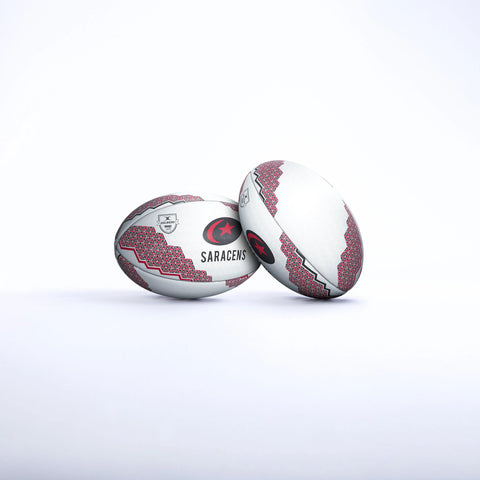 Gilbert Saracens Supporter Rugbybal Maat 4