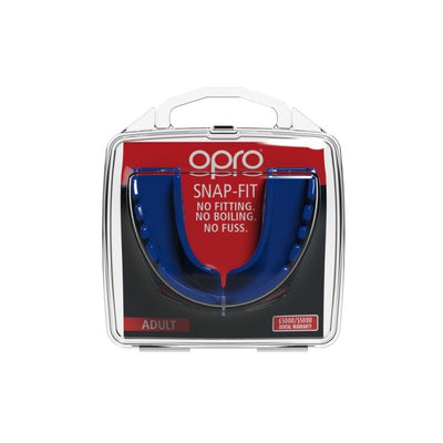 Protège-dents Opro Snap-Fit Senior Bleu