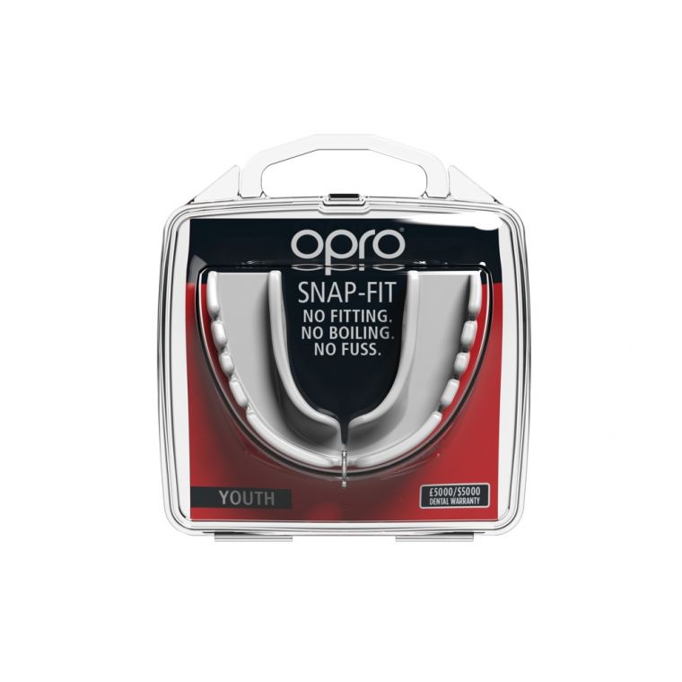 Protège-dents Opro Snap-Fit Junior Blanc