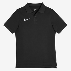 Nike Team Katoenen Polo Kids Zwart