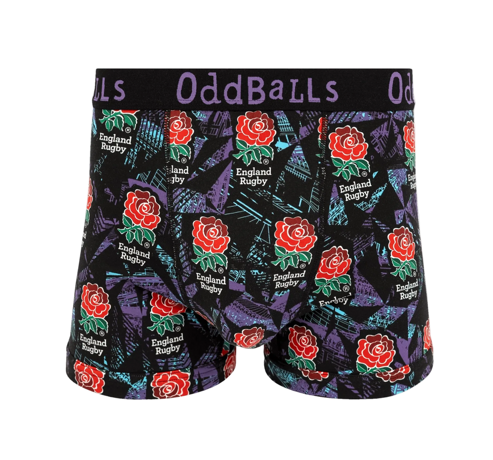 OddBalls England Rugby Union Alternate Heren Boxer Shorts Katoen