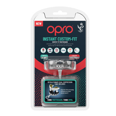 Opro Instant Custom Dentist Fit Mouthguard Clear