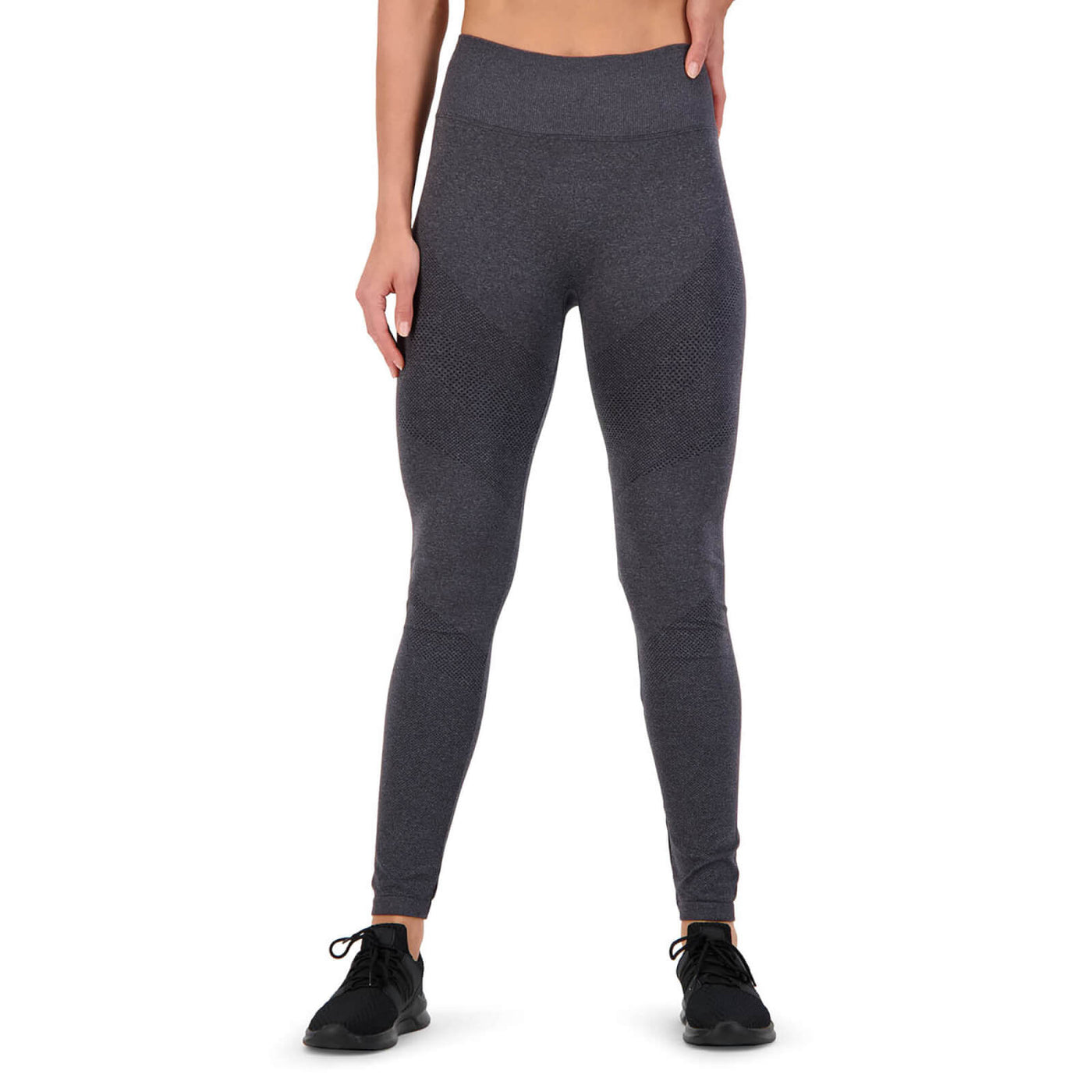 Dames Seamless Leggings Blackened/Marl Canterbury