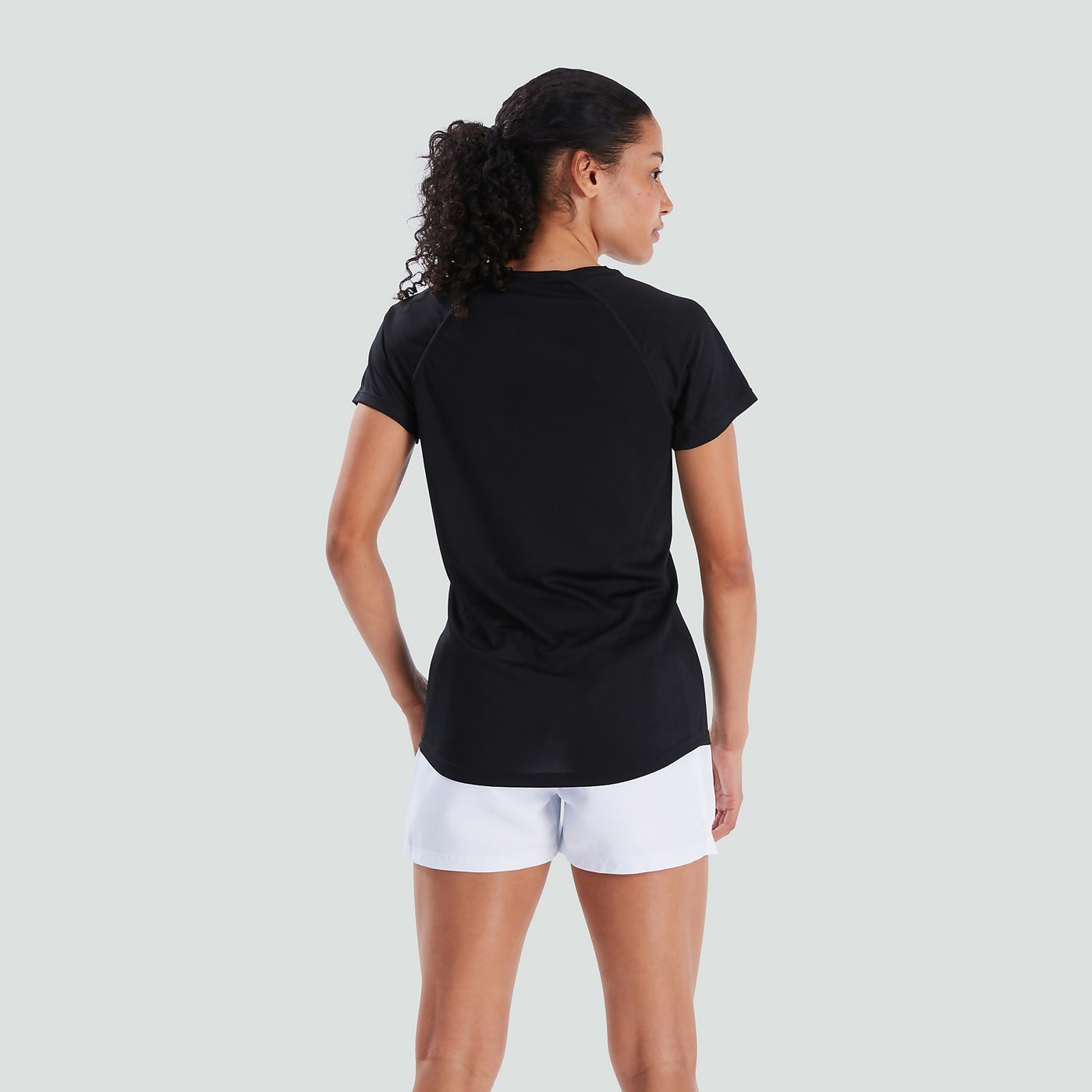 Dames Vapodri Super Light Tee Black/Grey