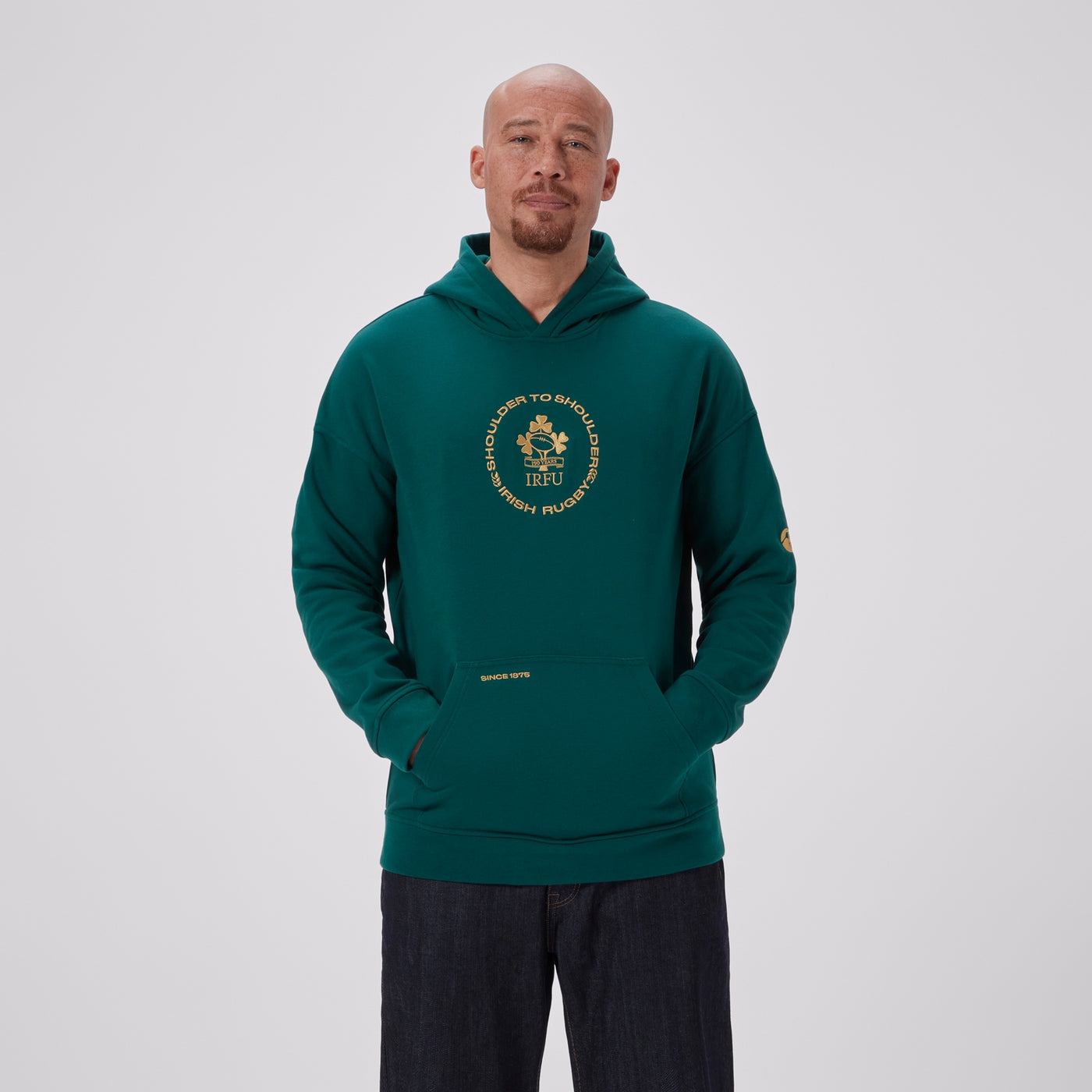 Canterbury Heren Rugby Ierland 150e Jubileum Hoodie Groen