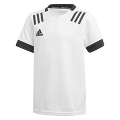 Adidas 3-Stripes Rugbyshirt Kids Wit