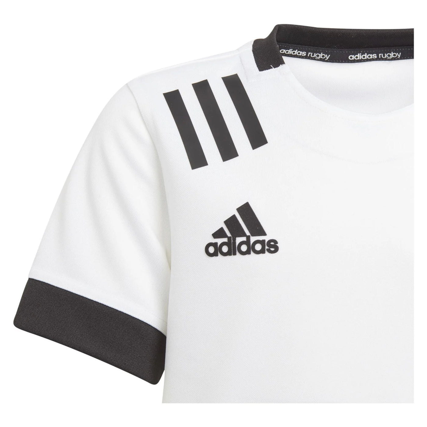 Adidas 3-Stripes Rugbyshirt Kids Wit