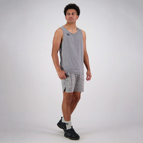 Canterbury Heren Vapodri Tempo Singlet Grey Marl