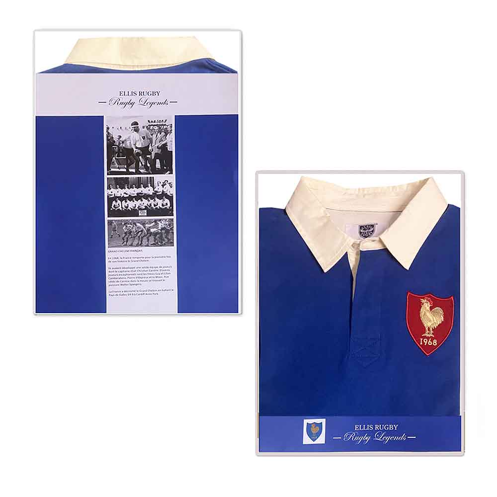 Ellis Rugby Frankrijk Rugby 1968 Polo Shirt