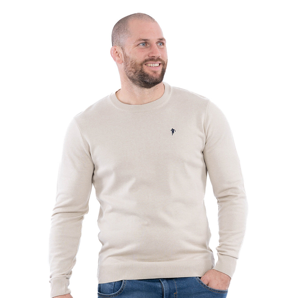 Ruckfield Beige Essentiële Pullover