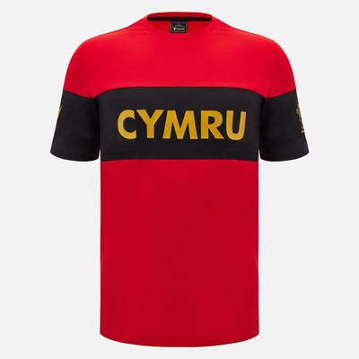 Macron Wales Rugby Leisure T-shirt Heren