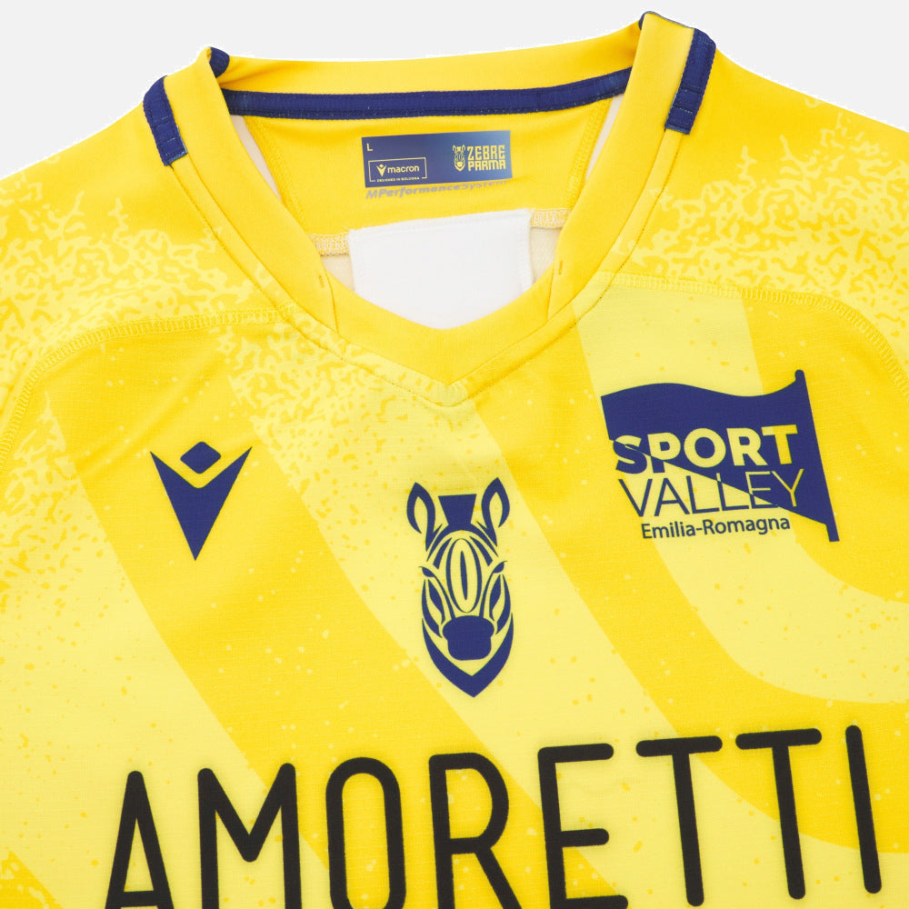 Macron Zebre Parma Uitshirt Authentic Volwassenen 2025/26