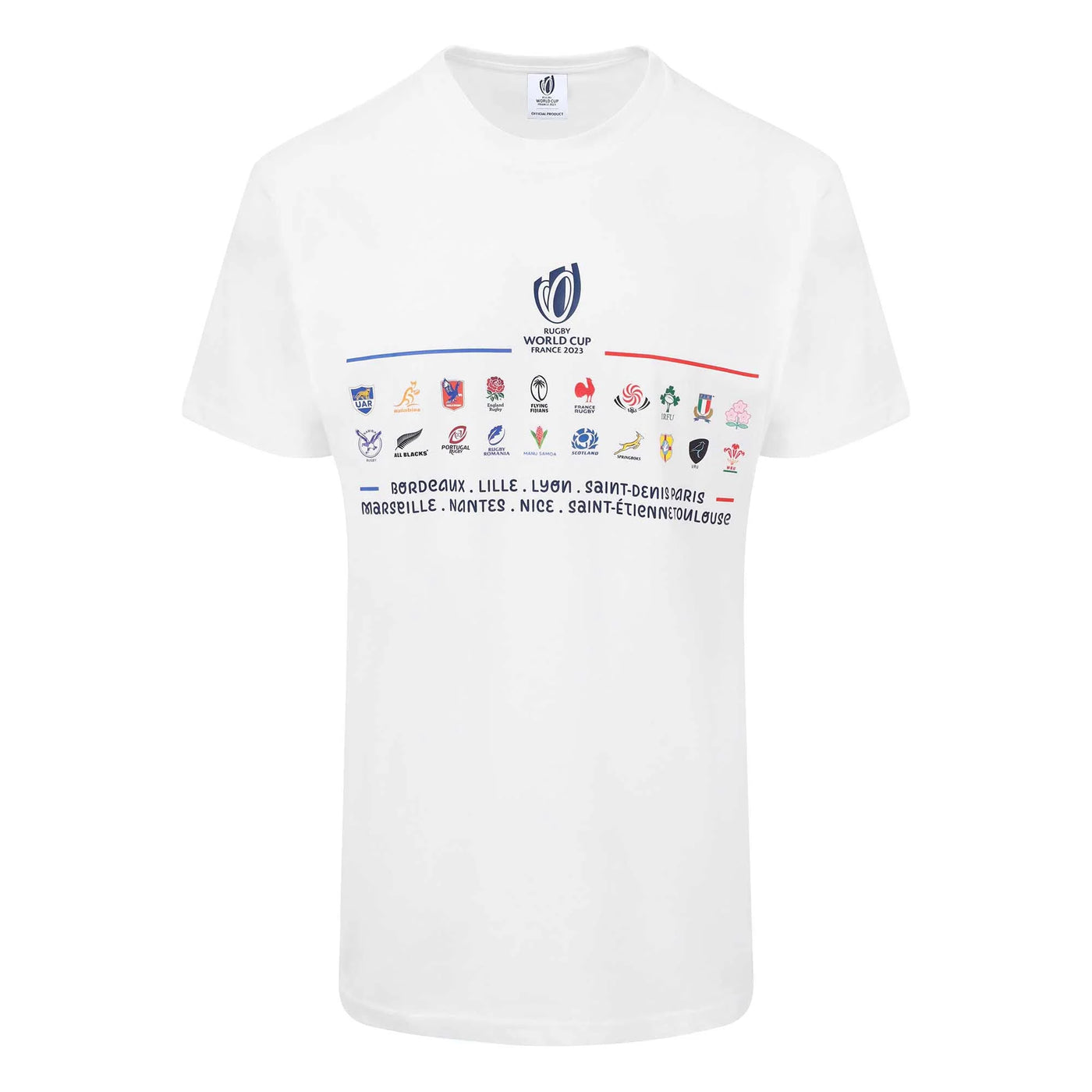 T-shirt RWC 20 Unions Stacked Bleu marine