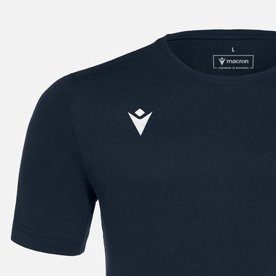 Macron Katoenen T-Shirt Boost Hero Junior Navy