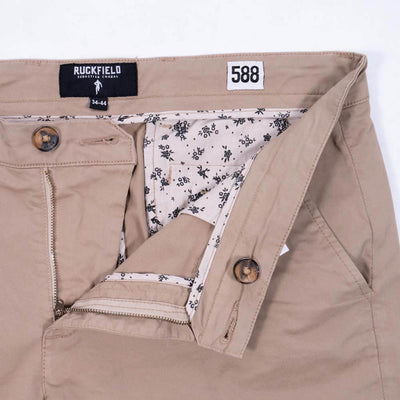 Pantalon chino 577 beige Ruckfield