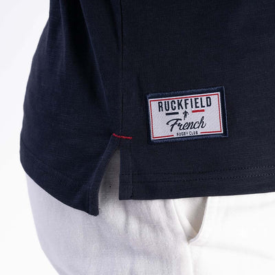 Ruckfield French Rugby Club Navy Polo met Lange Mouwen