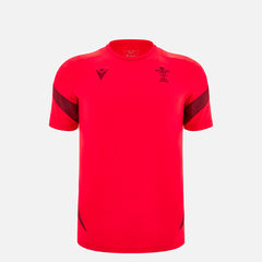 Macron Rugby Wales 2025/26 Rood Training T-shirt Kids