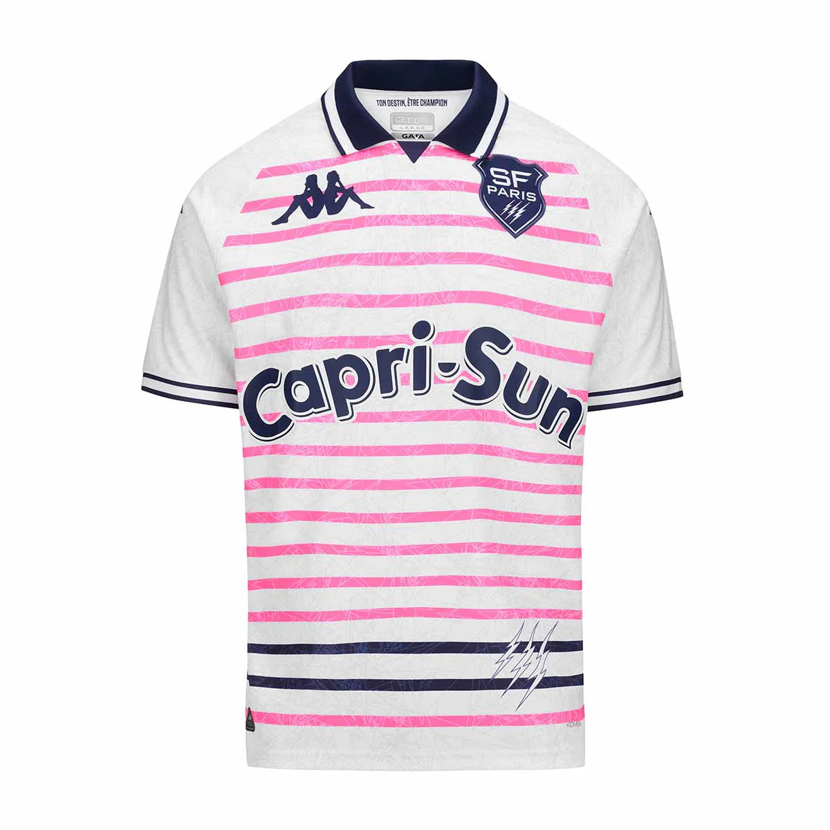 Stade Français Paris Kombat Third Shirt 24/25 Wit Heren