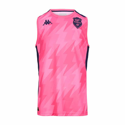 Stade Français Abriz Pro 8 24/25 Roze Heren Tanktop