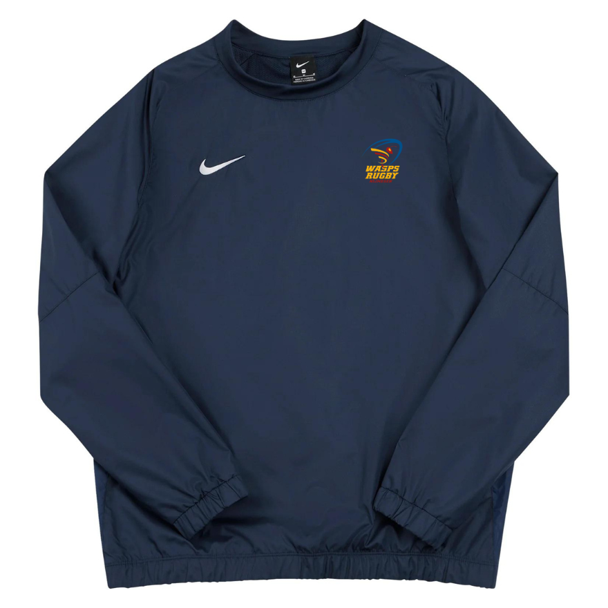 RC The Wasps Nike Rugby Contact Drill Top Kids Navy