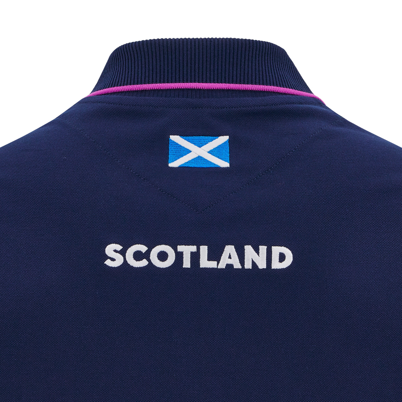 Macron Schotland Rugby 2025/26 Polo Piqué Heren