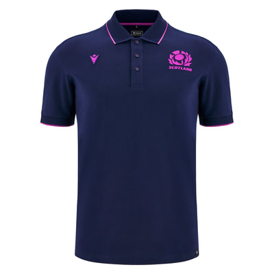 Macron Schotland Rugby 2025/26 Polo Piqué Heren