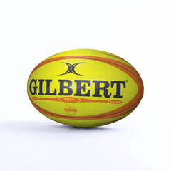 Gilbert Omega Wedstrijd Rugbybal Fluor Maat 4