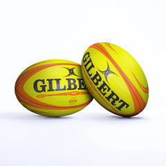 Gilbert Omega Wedstrijd Rugbybal Fluor Maat 5