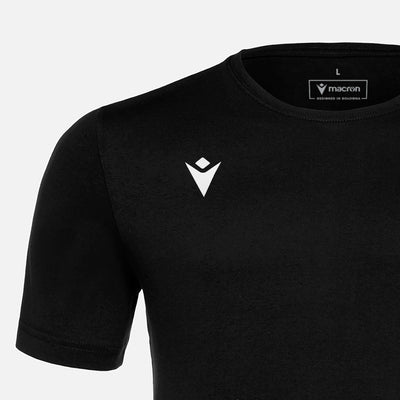 Macron Katoenen T-Shirt Boost Hero Junior Zwart