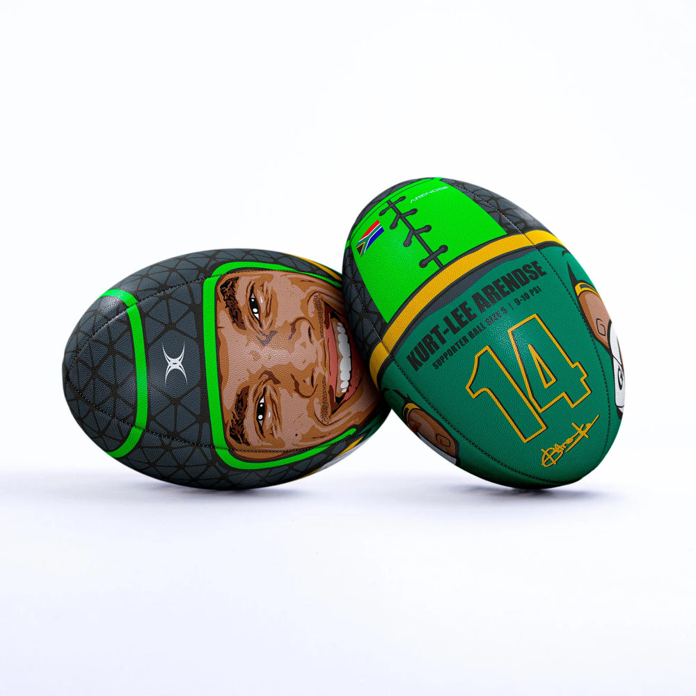 Gilbert Kurt-Lee Arendse Signature Rugby Bal Maat 5