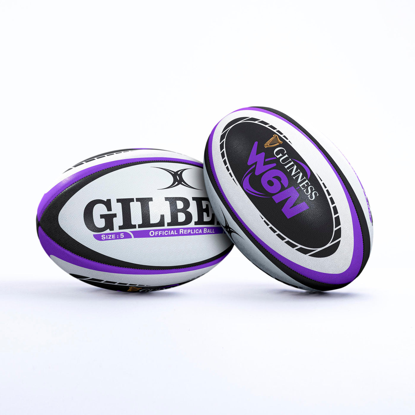 Gilbert Guinness Women's 6 Nations Replica Bal Maat 5
