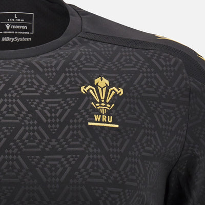 Wales Rugby Lange Mouwen Trainingsshirt Heren