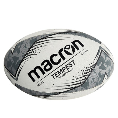 Macron Tempest N.5 Rugby Training Ball Black