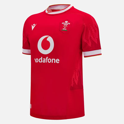 Macron Wales Rugby Replica Thuisshirt Heren