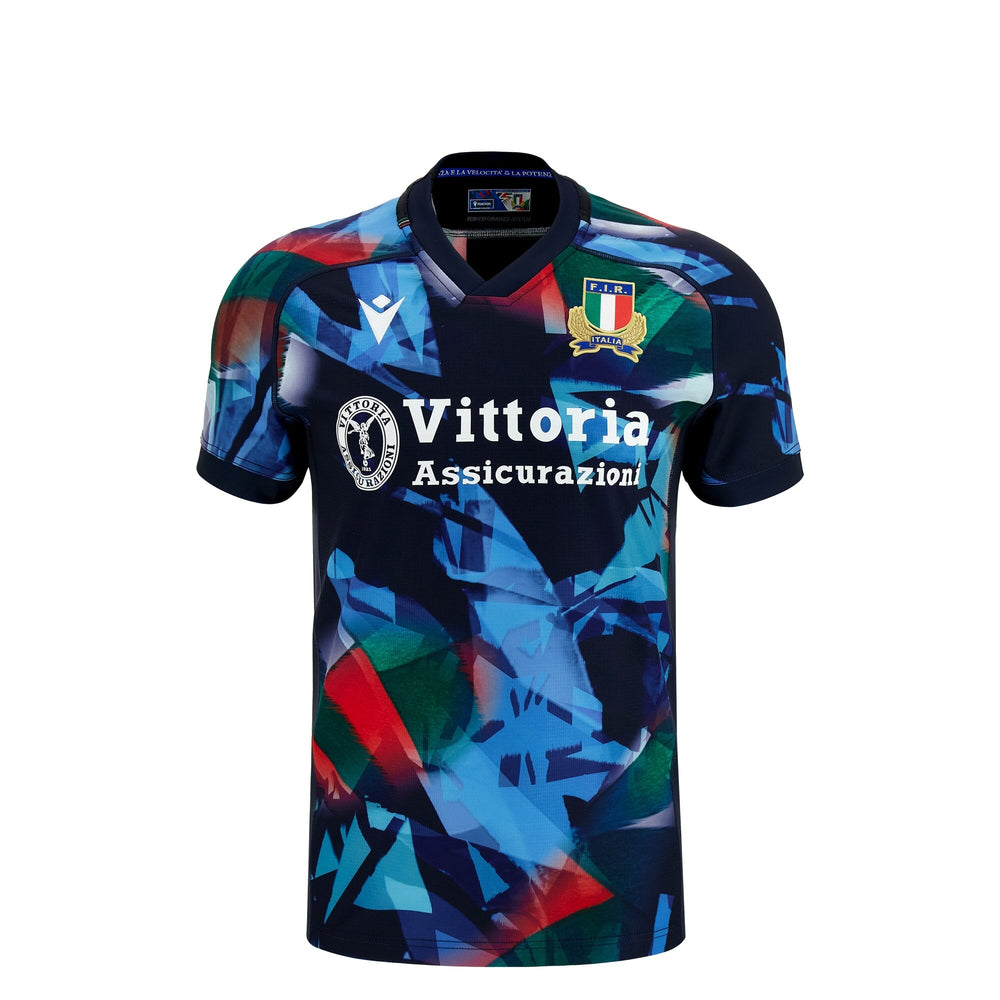 Macron Italië Rugby Training Rugby Shirt Kids