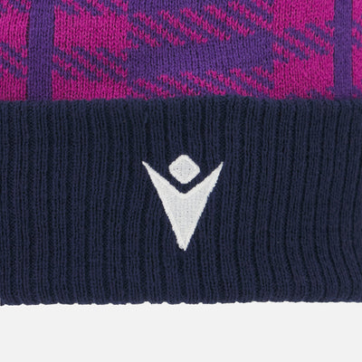 Macron Schotland Navy en Paars Pom Pom Beanie 2025/26