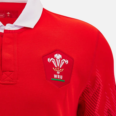 Wales Rugby Katoenen Thuisshirt Heren