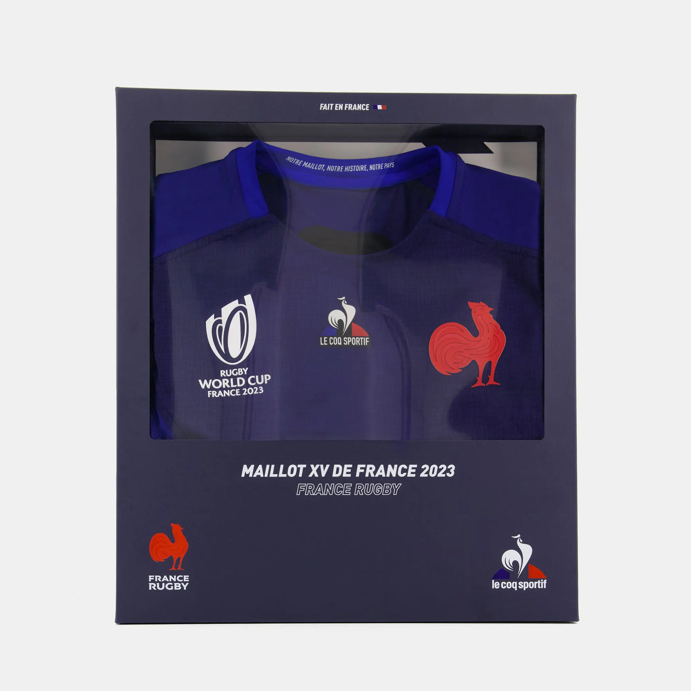 Coffret de collection Maillot de Rugby France Coupe du Monde de Rugby 2023 - Le Coq Sportif - Edition Limitée