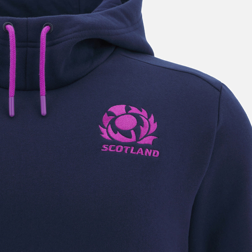 Macron Rugby Schotland 2025/26 Travel Hoodie Heren