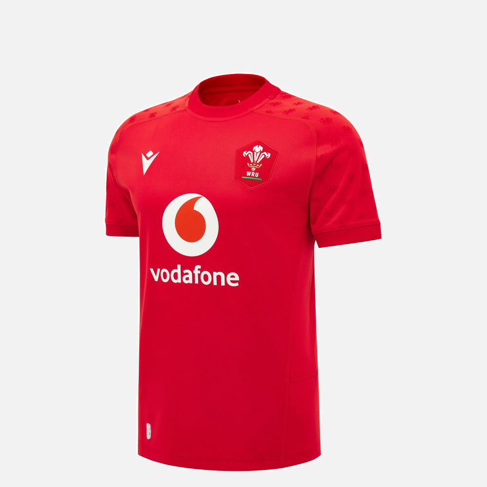 Macron Wales Rugby 2026/27 Thuisshirt Kids