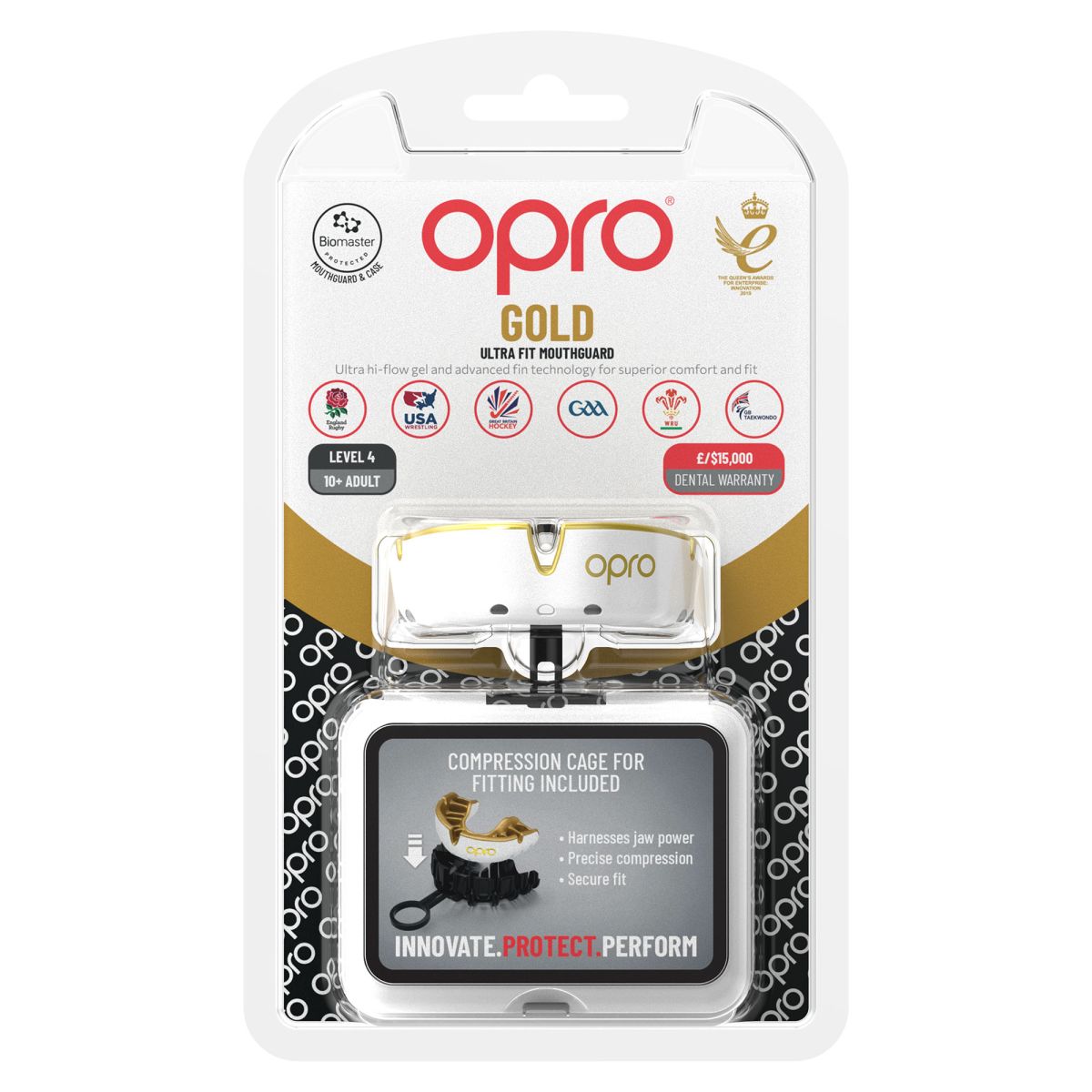 Protège-dents OPRO Gold Ultra Fit Senior