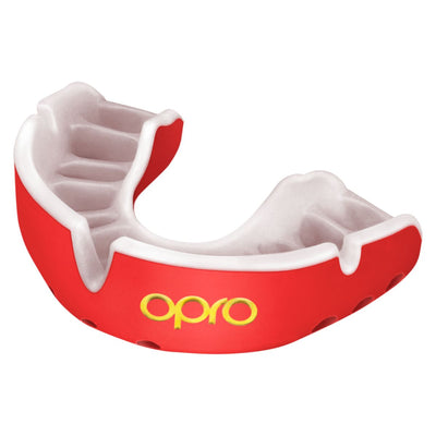 Gold Utra Fit Mouthguard Rood/Wit