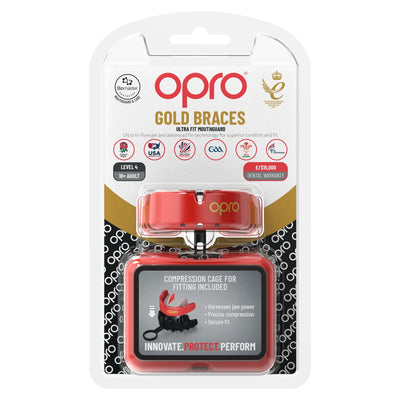 Opro Gold Ultra Fit Protège-dents Bretelles Senior