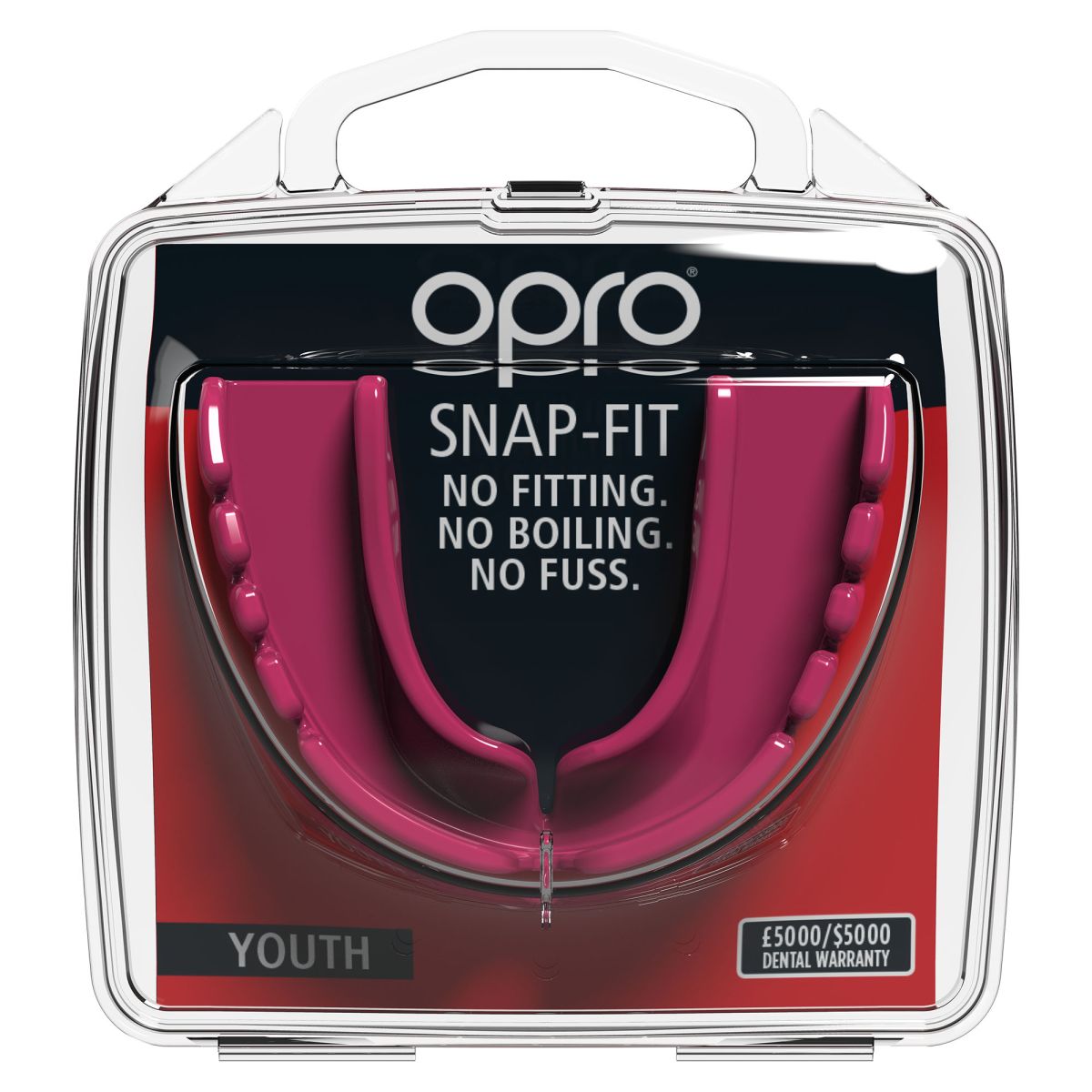 OPRO Snap-Fit Mouthguard Junior Roze