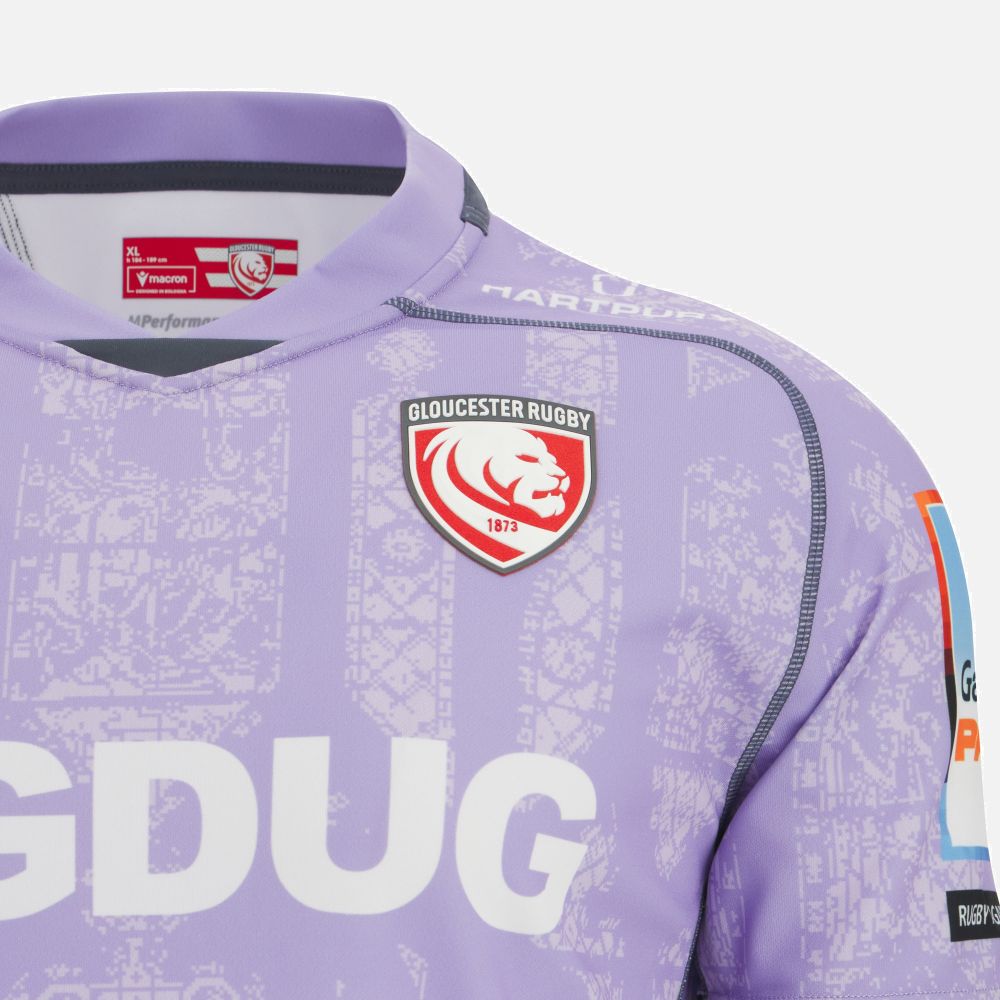 Macron Gloucester Rugby Uitshirt 2025/26 Heren
