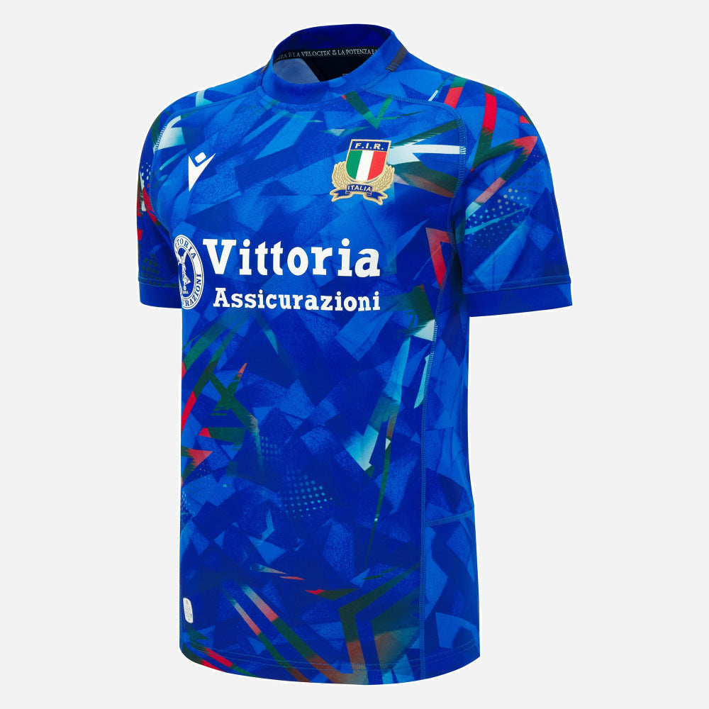 Macron Italië Rugby Replica Thuisshirt Heren